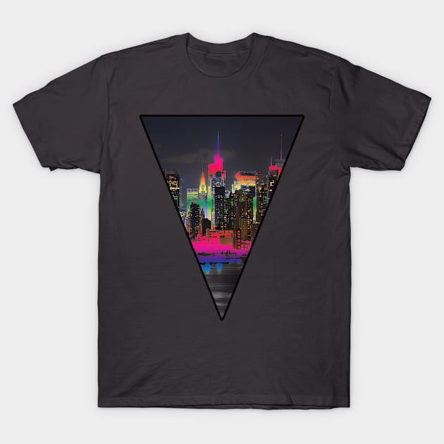 Hipster New York T-Shirt by ExtraGoodSauce